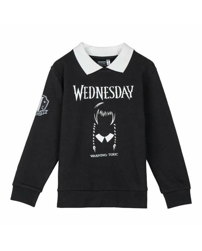 Felpa per Bambini Wednesday Grigio scuro