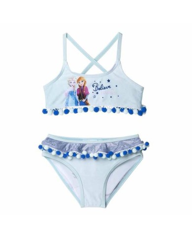 Bikini Per Bambine Frozen Azzurro Chiaro