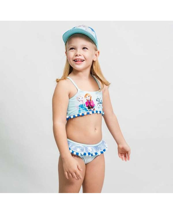 Bikini Per Bambine Frozen Azzurro Chiaro