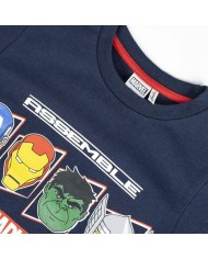 Tuta da Bambini The Avengers Blu scuro Tuta da Bambini The Avengers Blu scuro
