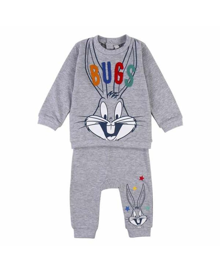 Tuta per Neonati Looney Tunes Grigio