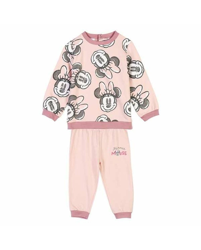 Tuta per Neonati Minnie Mouse Ocra Tuta per Neonati Minnie Mouse Ocra