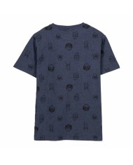 Maglia a Maniche Corte Uomo Marvel Blu scuro Maglia a Maniche Corte Uomo Marvel Blu scuro