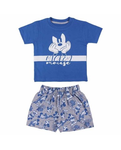 Pigiama Per bambini Mickey Mouse Azzurro Pigiama Per bambini Mickey Mouse Azzurro