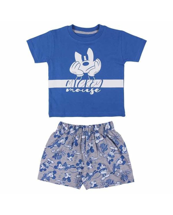 Pigiama Per bambini Mickey Mouse Azzurro Pigiama Per bambini Mickey Mouse Azzurro