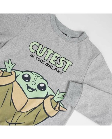 Felpa senza Cappuccio Bambino The Mandalorian Beige Felpa senza Cappuccio Bambino The Mandalorian Beige