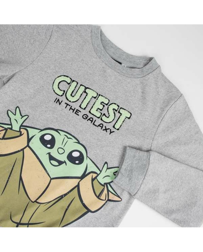 Felpa senza Cappuccio Bambino The Mandalorian Beige Felpa senza Cappuccio Bambino The Mandalorian Beige