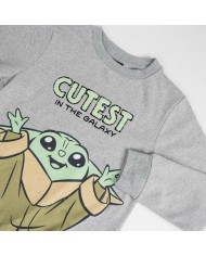 Felpa senza Cappuccio Bambino The Mandalorian Beige Felpa senza Cappuccio Bambino The Mandalorian Beige