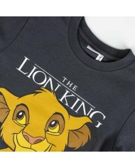 Felpa senza Cappuccio Unisex The Lion King Grigio scuro Felpa senza Cappuccio Unisex The Lion King Grigio scuro