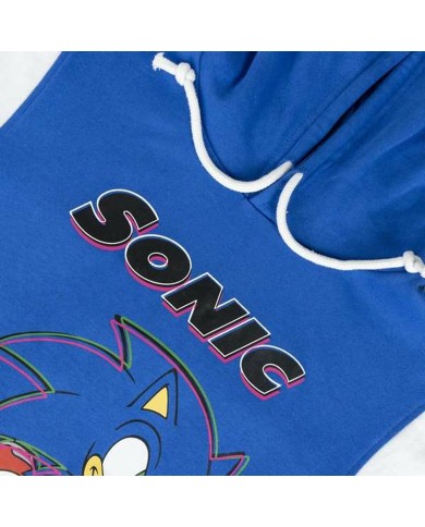 Felpa per Bambini Sonic Azzurro Felpa per Bambini Sonic Azzurro