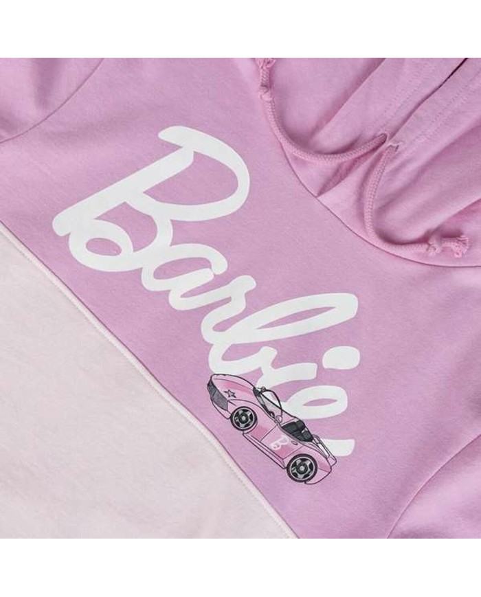 Felpa con Cappuccio da Bambina Barbie Rosa Felpa con Cappuccio da Bambina Barbie Rosa
