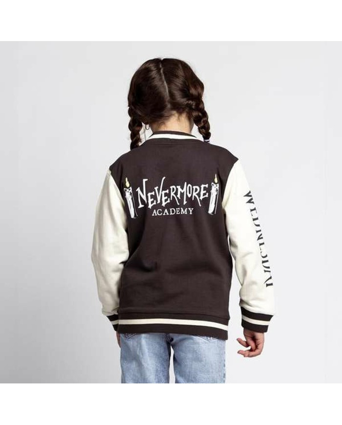 Felpa senza Cappuccio Unisex Wednesday Grigio scuro Felpa senza Cappuccio Unisex Wednesday Grigio scuro