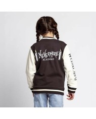 Felpa senza Cappuccio Unisex Wednesday Grigio scuro Felpa senza Cappuccio Unisex Wednesday Grigio scuro