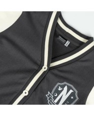 Felpa senza Cappuccio Unisex Wednesday Grigio scuro Felpa senza Cappuccio Unisex Wednesday Grigio scuro