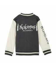 Felpa senza Cappuccio Unisex Wednesday Grigio scuro Felpa senza Cappuccio Unisex Wednesday Grigio scuro