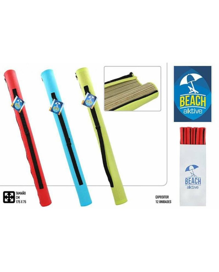 Tappetino da spiaggia Colorbaby Giallo Azzurro Rosso PVC 75 x 175 cm Tappetino da spiaggia Colorbaby Giallo Azzurro Rosso PVC 75 x 175 cm