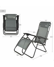 Lettino Colorbaby Grigio scuro