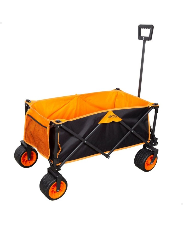 Carrello Multiuso Aktive Arancio 86 x 44 x 53 cm Pieghevole Spiaggia
