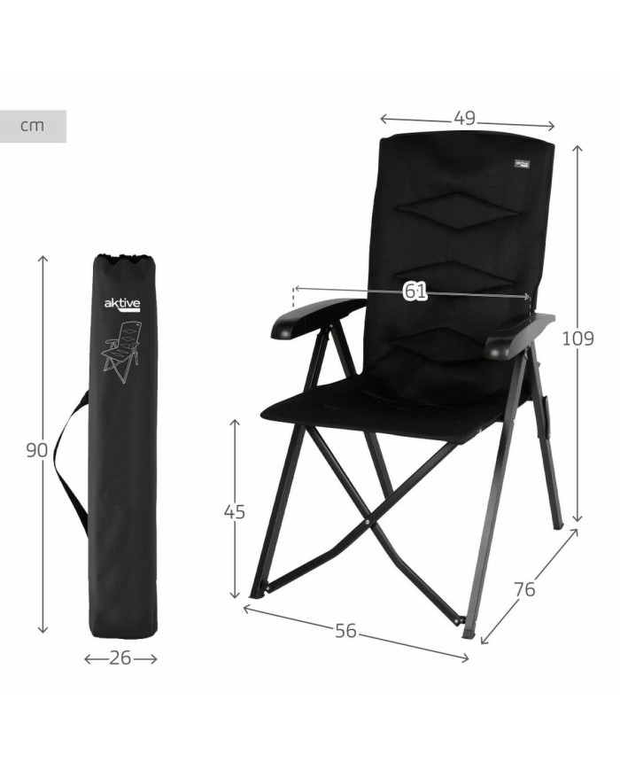 Sedia Pieghevole Aktive 49 x 76 x 109 cm Sedia Pieghevole Aktive 49 x 76 x 109 cm