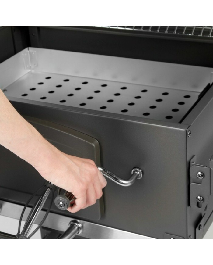 Barbecue a Carbone con Coperchio e Ruote Aktive 102 x 65 x 104 cm