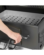 Barbecue a Carbone con Coperchio e Ruote Aktive 102 x 65 x 104 cm