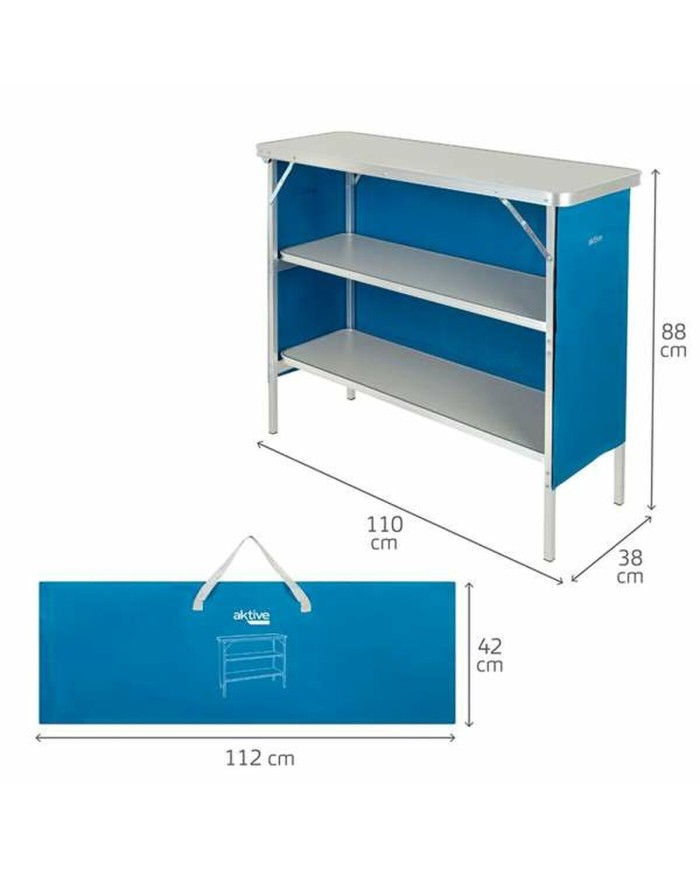 Tavolo da picnic Aktive 110 x 38 x 88 cm