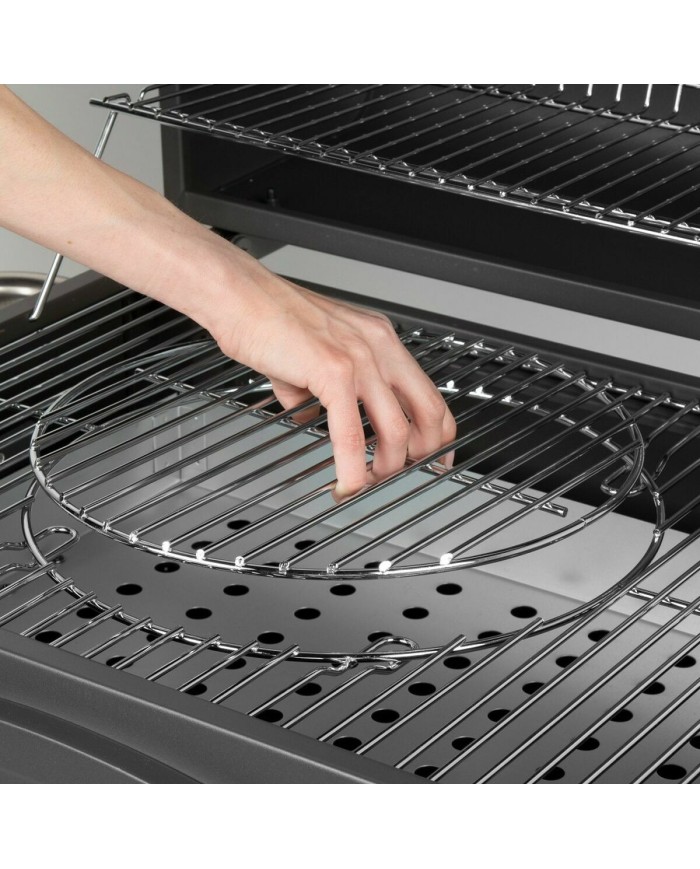 Barbecue a Carbone con Coperchio e Ruote Aktive 102 x 65 x 104 cm