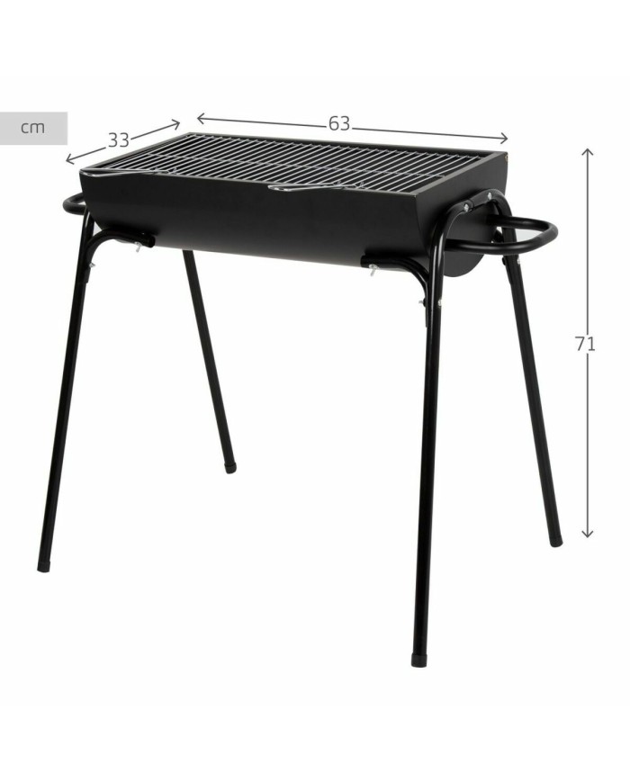 Barbecue a Carbone con Gambe Aktive 91 x 33 x 71 cm
