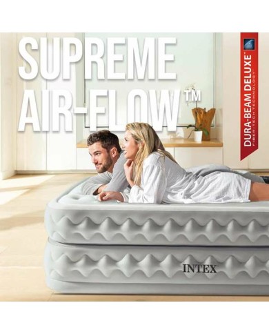 Materassino Gonfiabile Intex 152 x 203 x 51 cm 272 kg Materassino Gonfiabile Intex 152 x 203 x 51 cm 272 kg