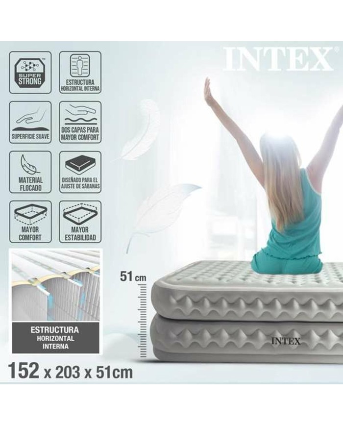 Materassino Gonfiabile Intex 152 x 203 x 51 cm 272 kg