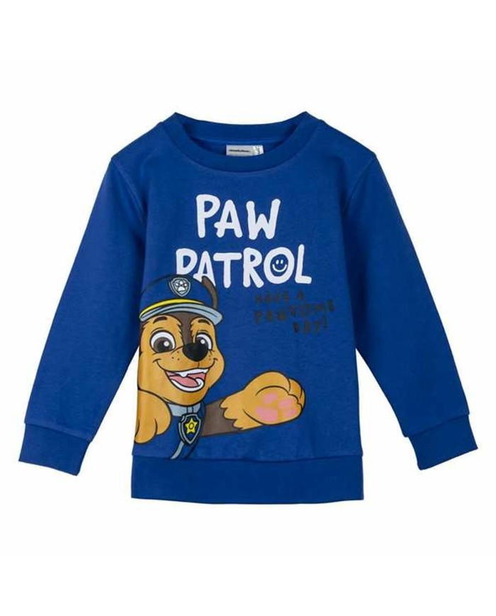 Felpa senza Cappuccio Bambino The Paw Patrol Azzurro Felpa senza Cappuccio Bambino The Paw Patrol Azzurro