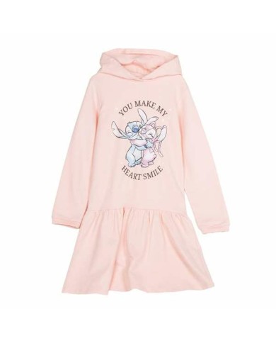 Vestito Stitch Rosa chiaro Bambina Vestito Stitch Rosa chiaro Bambina