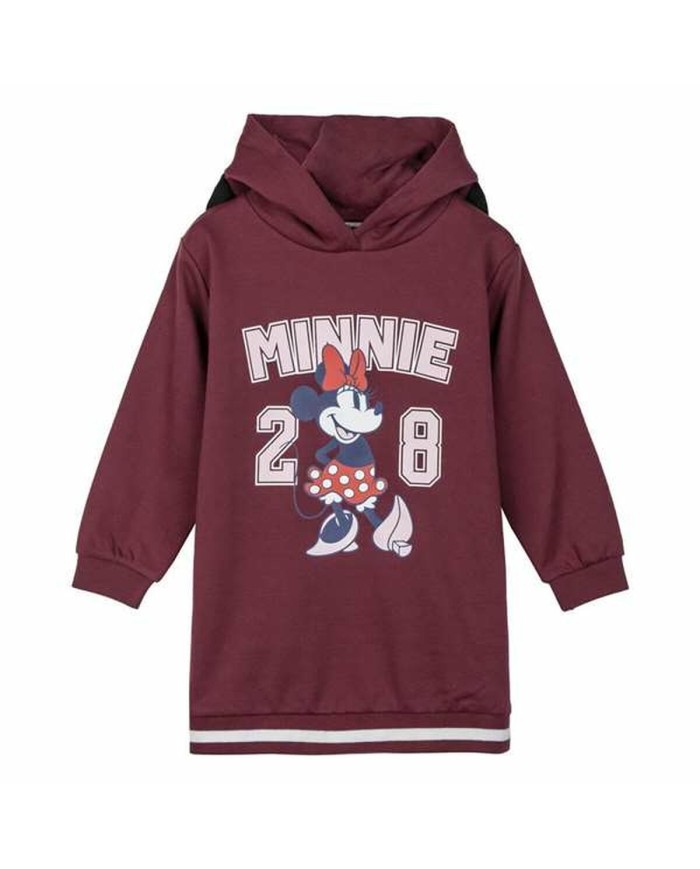 Vestito Minnie Mouse Rosso Scuro Bambina
