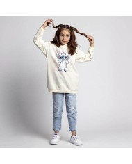 Vestito Stitch Beige Bambina