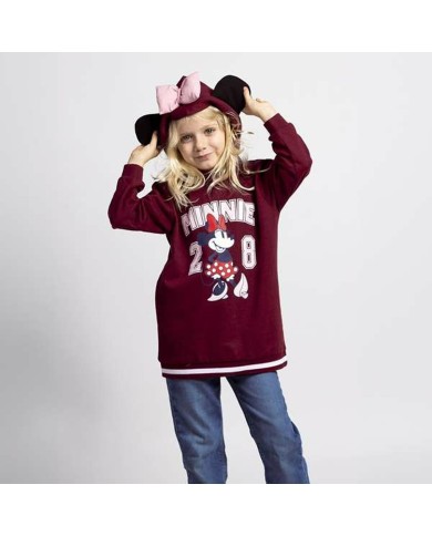 Vestito Minnie Mouse Rosso Scuro Bambina