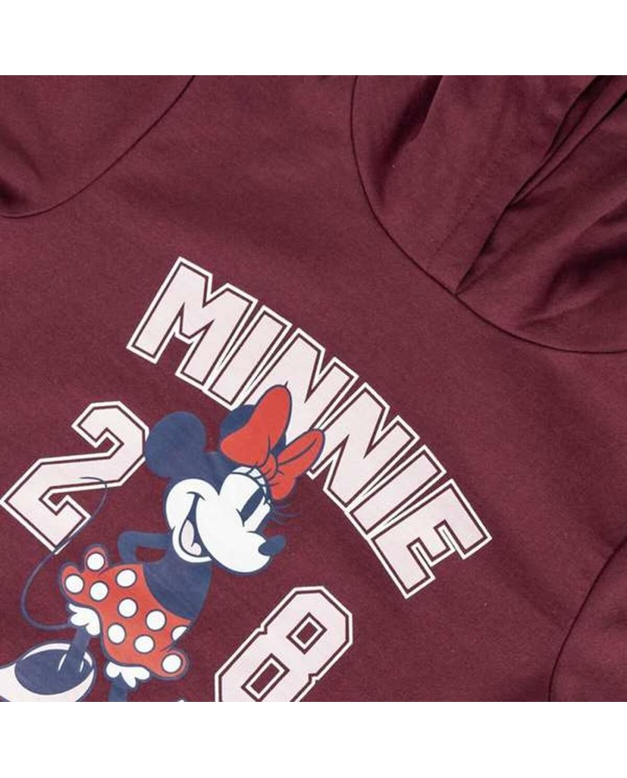 Vestito Minnie Mouse Rosso Scuro Bambina