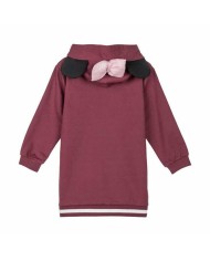 Vestito Minnie Mouse Rosso Scuro Bambina