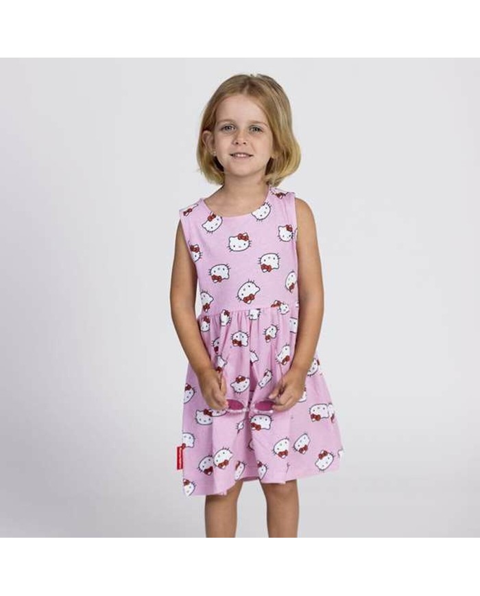 Vestito Hello Kitty Rosa Bambina
