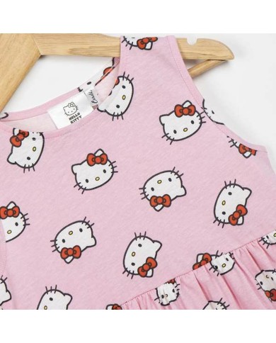 Vestito Hello Kitty Rosa Bambina Vestito Hello Kitty Rosa Bambina