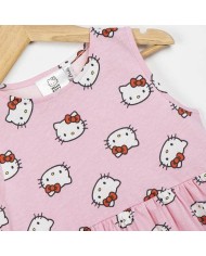 Vestito Hello Kitty Rosa Bambina