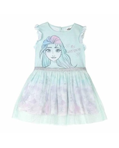 Vestito Frozen Turchese Bambina