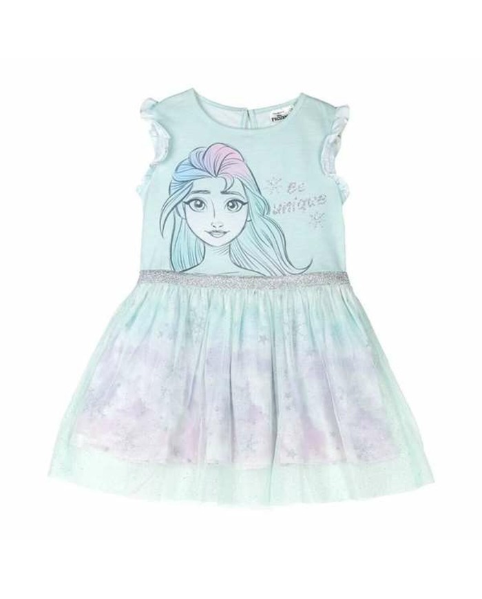 Vestito Frozen Turchese Bambina Vestito Frozen Turchese Bambina
