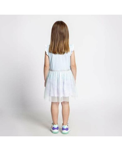 Vestito Frozen Turchese Bambina