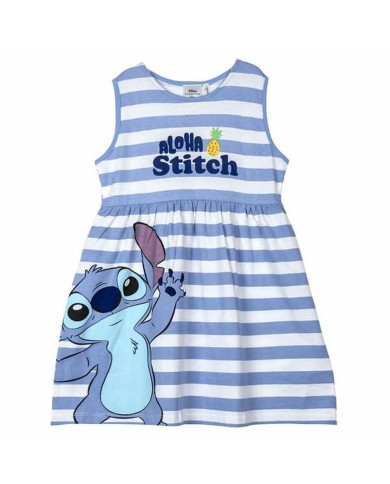 Vestito Stitch Azzurro Bambina