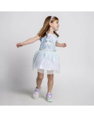 Vestito Frozen Turchese Bambina Vestito Frozen Turchese Bambina