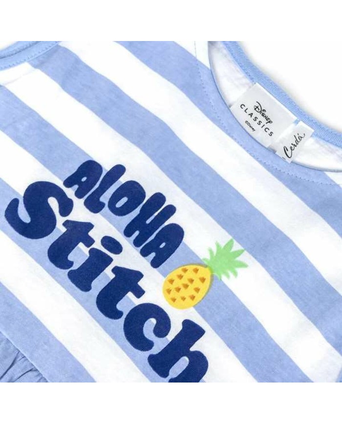 Vestito Stitch Azzurro Bambina Vestito Stitch Azzurro Bambina
