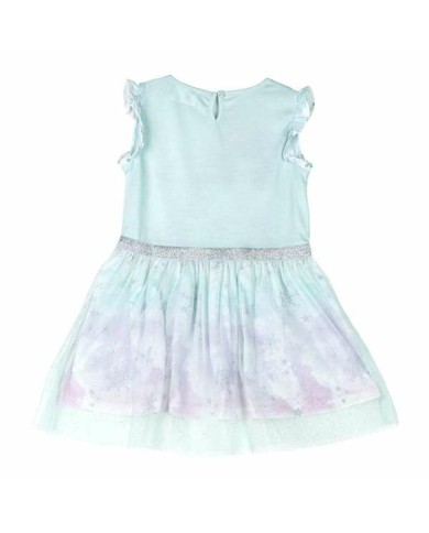Vestito Frozen Turchese Bambina Vestito Frozen Turchese Bambina