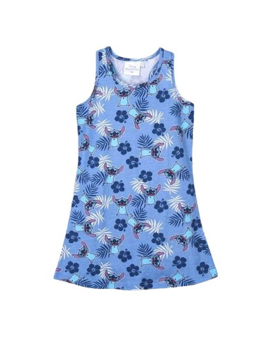 Vestito Stitch Azzurro Bambina