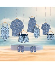 Vestito Stitch Azzurro Bambina