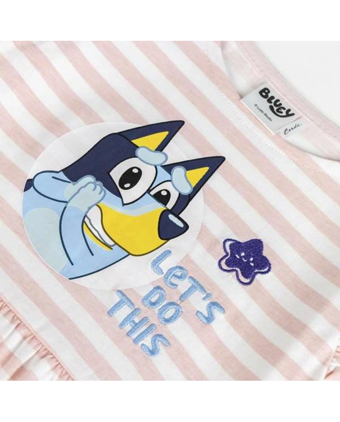 Vestito Bluey Rosa Bambina Vestito Bluey Rosa Bambina
